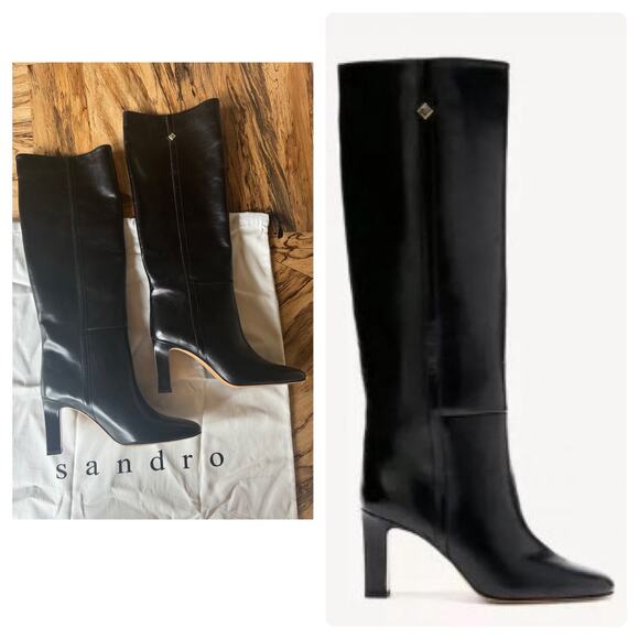 Sandro Paris Boots in Black - Picture 1 of 9